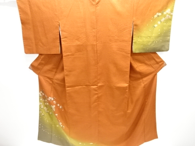 JAPANESE KIMONO / HOMONGI / SAKURA & FOLDING FAN 